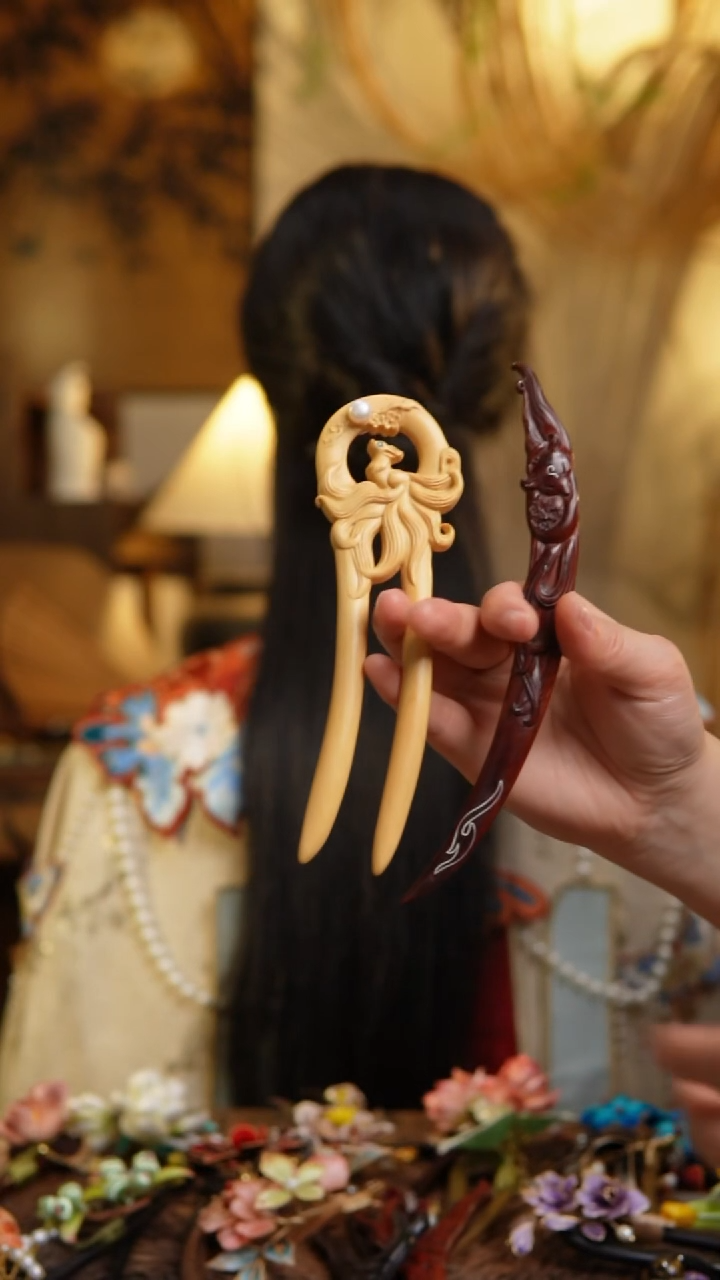 木原创设计定制组合木簪