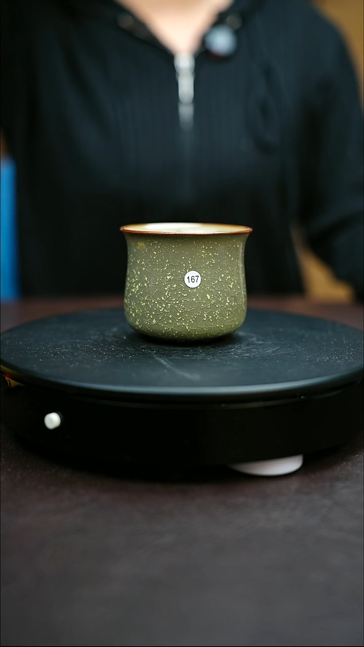 167#原矿钧瓷炉钧釉主人杯