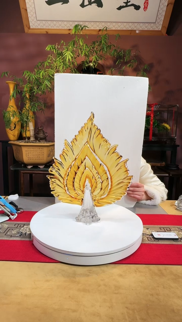 【闪购商品】琉璃手工艺品枫叶