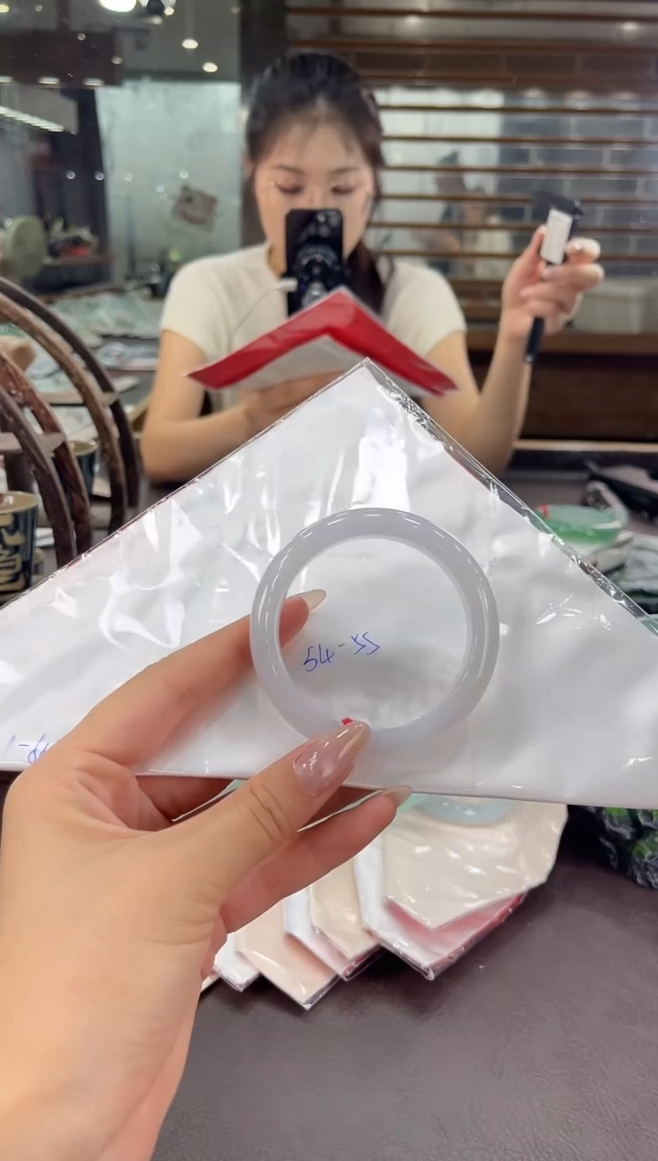 翡翠手镯未镶嵌冰月光正圈27