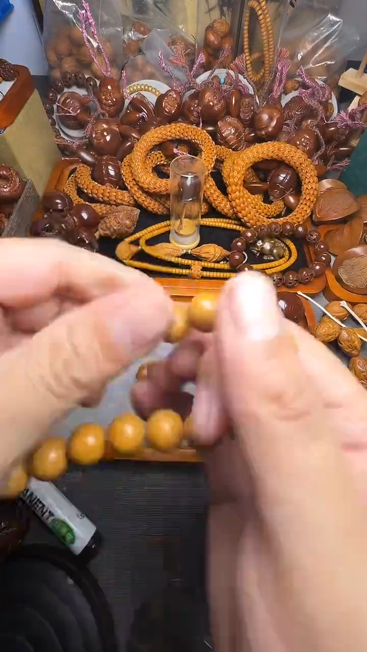 手串橄榄核猴头光珠
