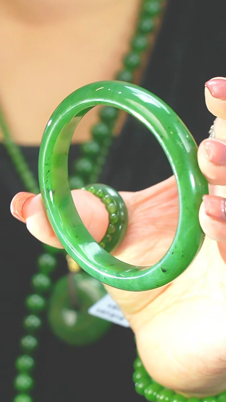 【闪购商品】和田玉（碧玉）2号未镶嵌60手镯