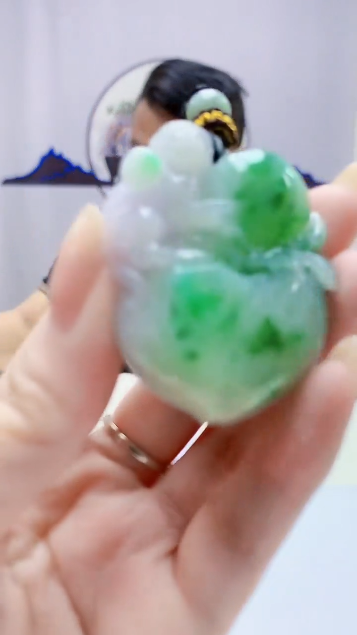 定制翡翠未镶嵌4969DD-毛货挂件13