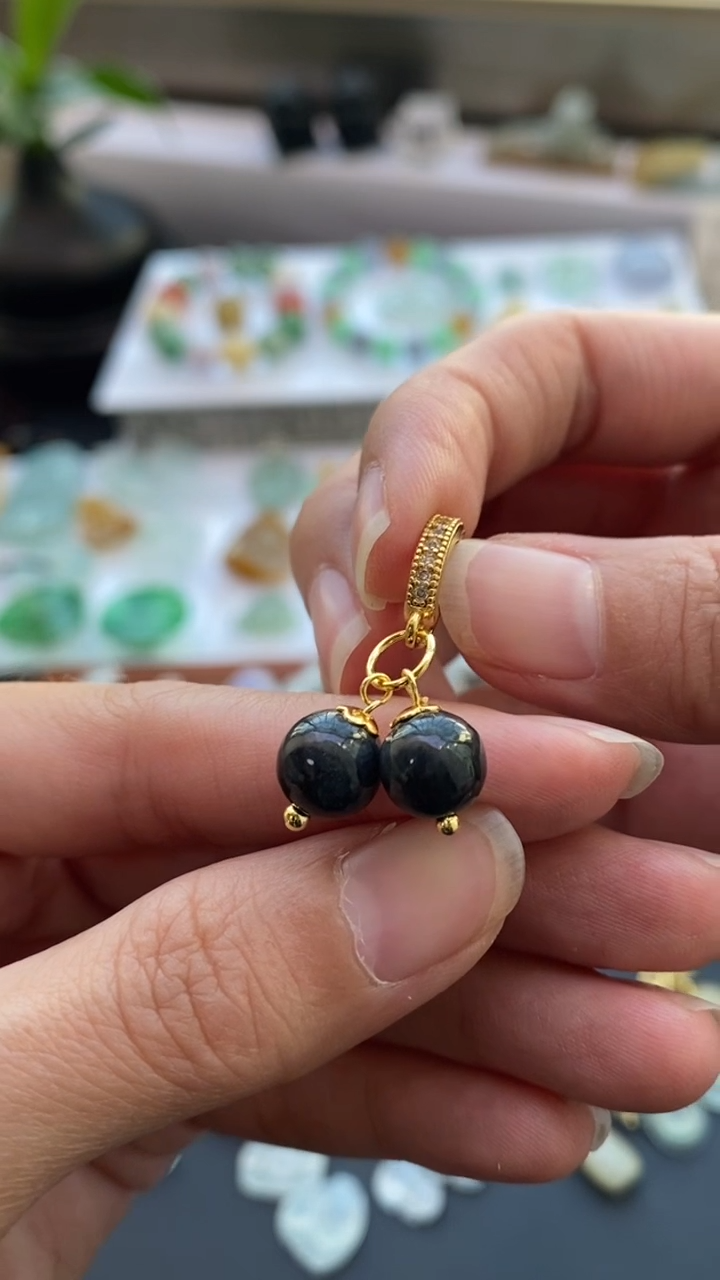 颈饰未镶嵌翡翠小滴溜~多样性发其一