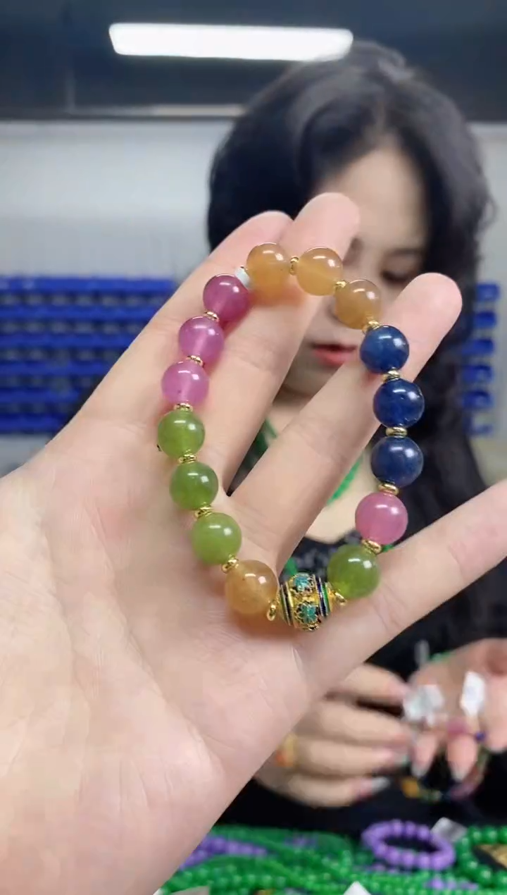 手串未镶嵌碧玺闪购链接多样性发其一颜色微差