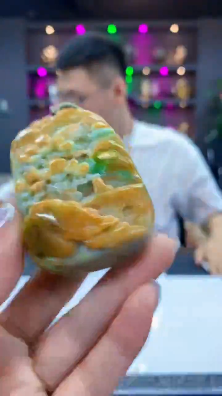 定制翡翠未镶嵌1015jj-毛货挂件27