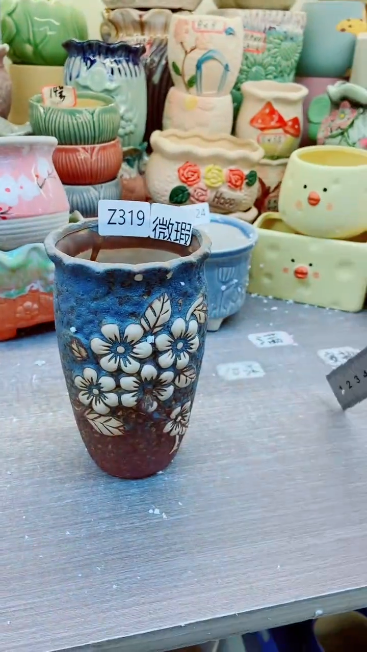 @@陶瓷多肉花盆Z319微瑕