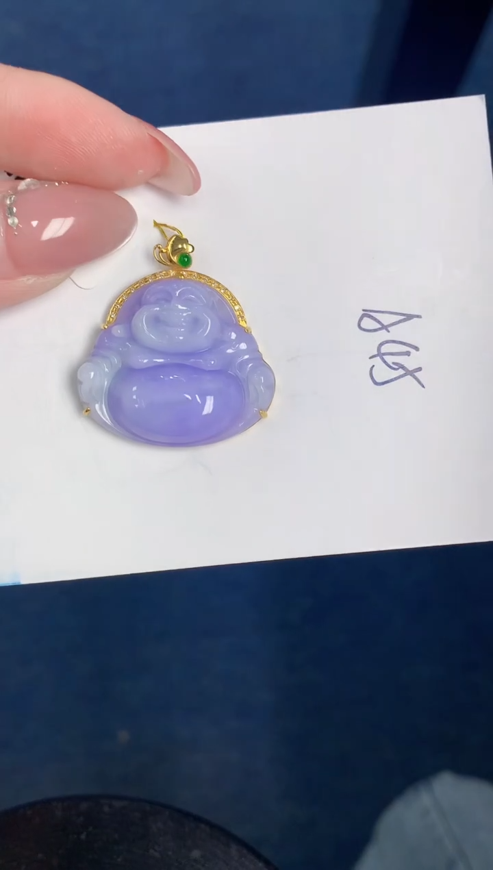 【闪购商品】翡翠颈饰18K金镶嵌000000000