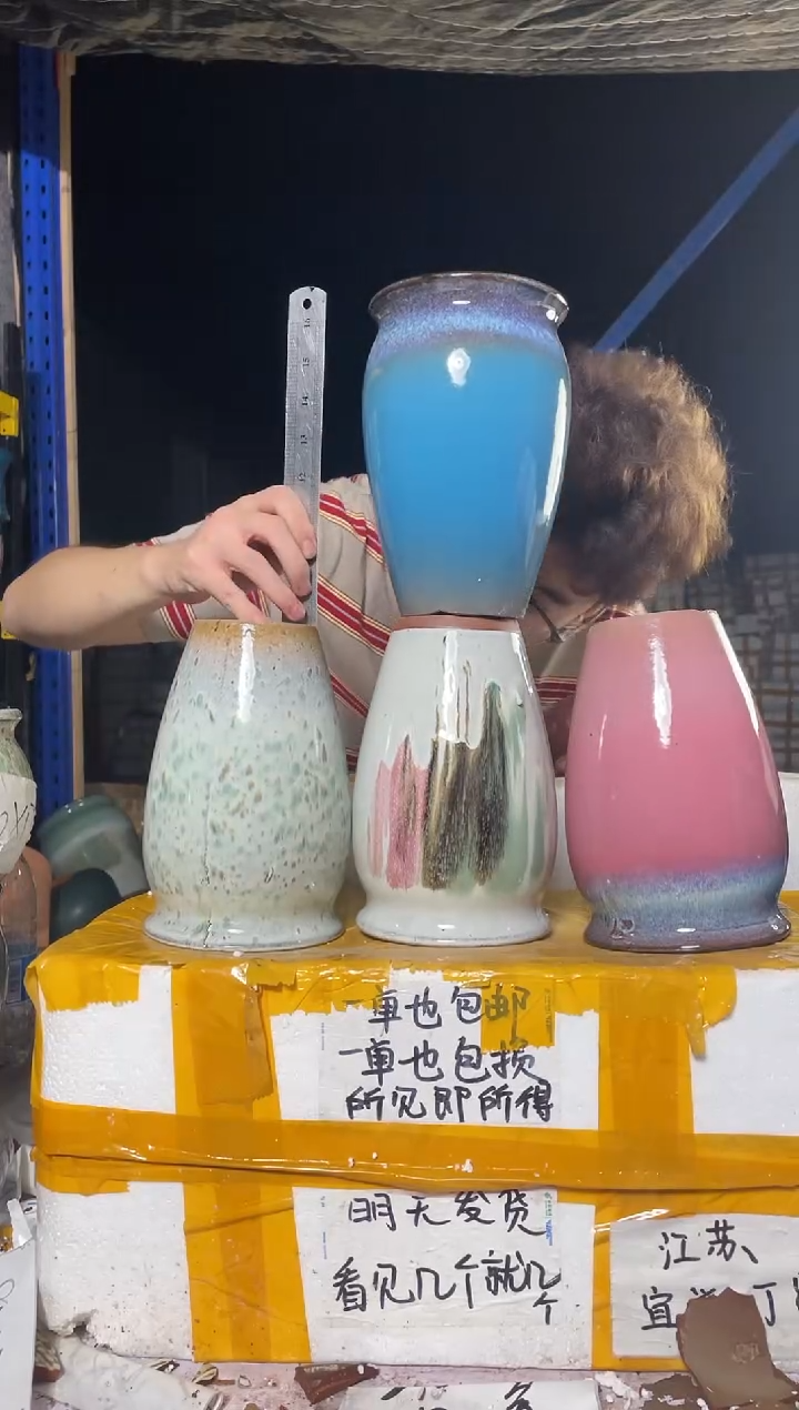 紫砂花盆紫砂花盆宜兴紫砂粗陶13*20