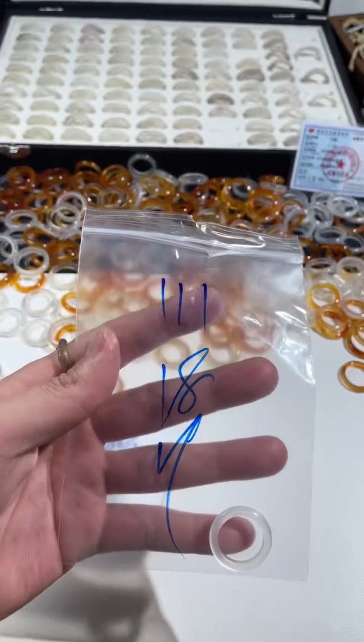 【闪购商品】玛瑙/玉髓戒指未镶嵌111