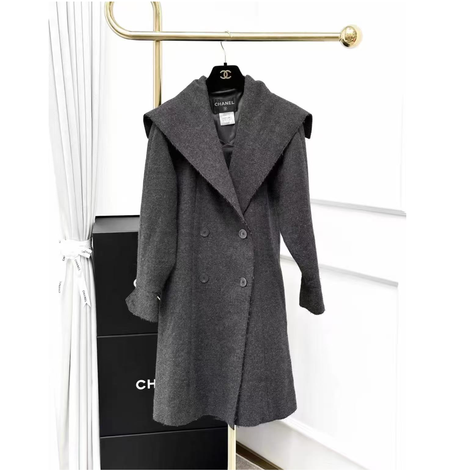 99新 Chanel/香奈儿 双双臻选/vv02557/香奈儿外套/36