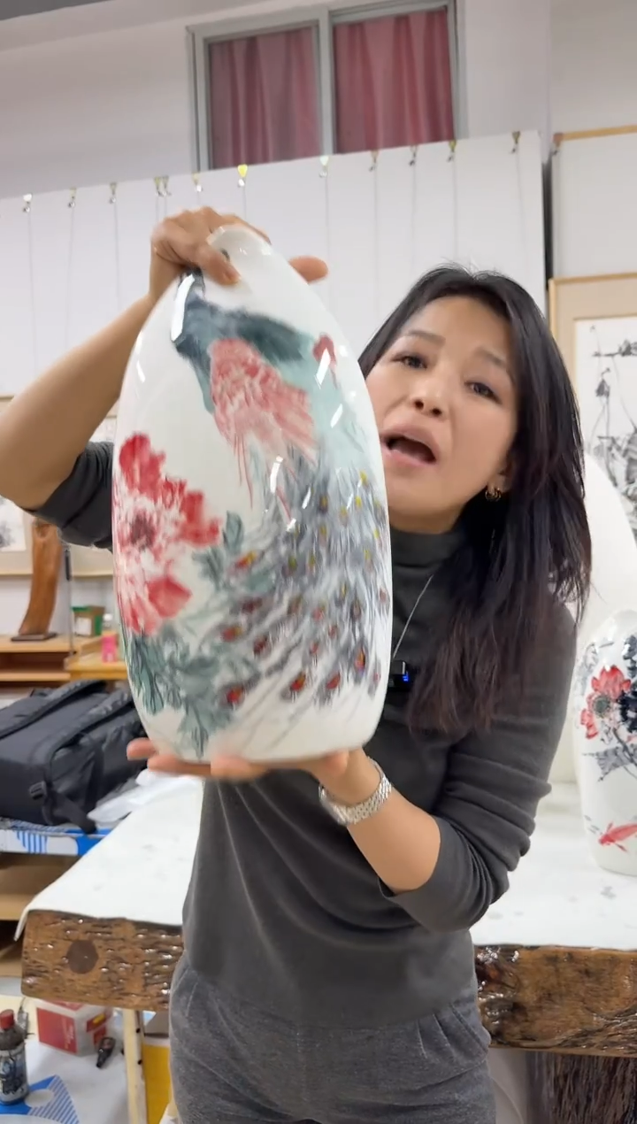 国画炳山艺术--秦老师作品 
