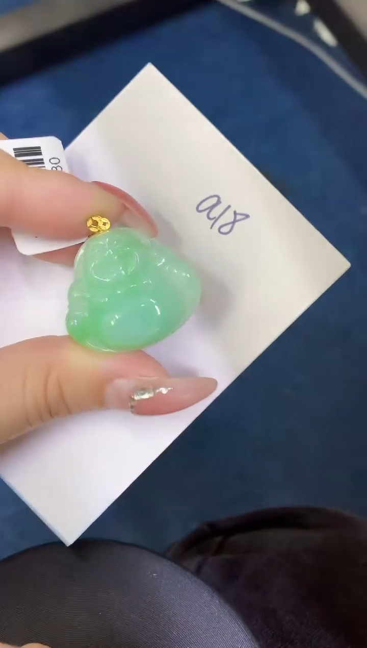 【闪购商品】翡翠颈饰18K金镶嵌000000000000