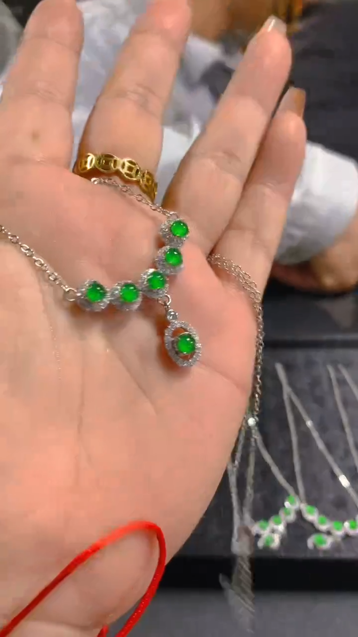 【闪购商品】翡翠项链未镶嵌0514862054多样性发一