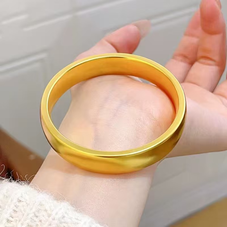 铜合金手镯 加厚精工款12N轮胎手镯女款气质时尚经典款传承