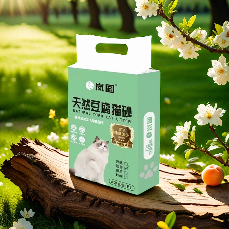 6包24斤天然彩虹豆腐混合猫砂超强吸附干净卫生留香持久精品猫砂
