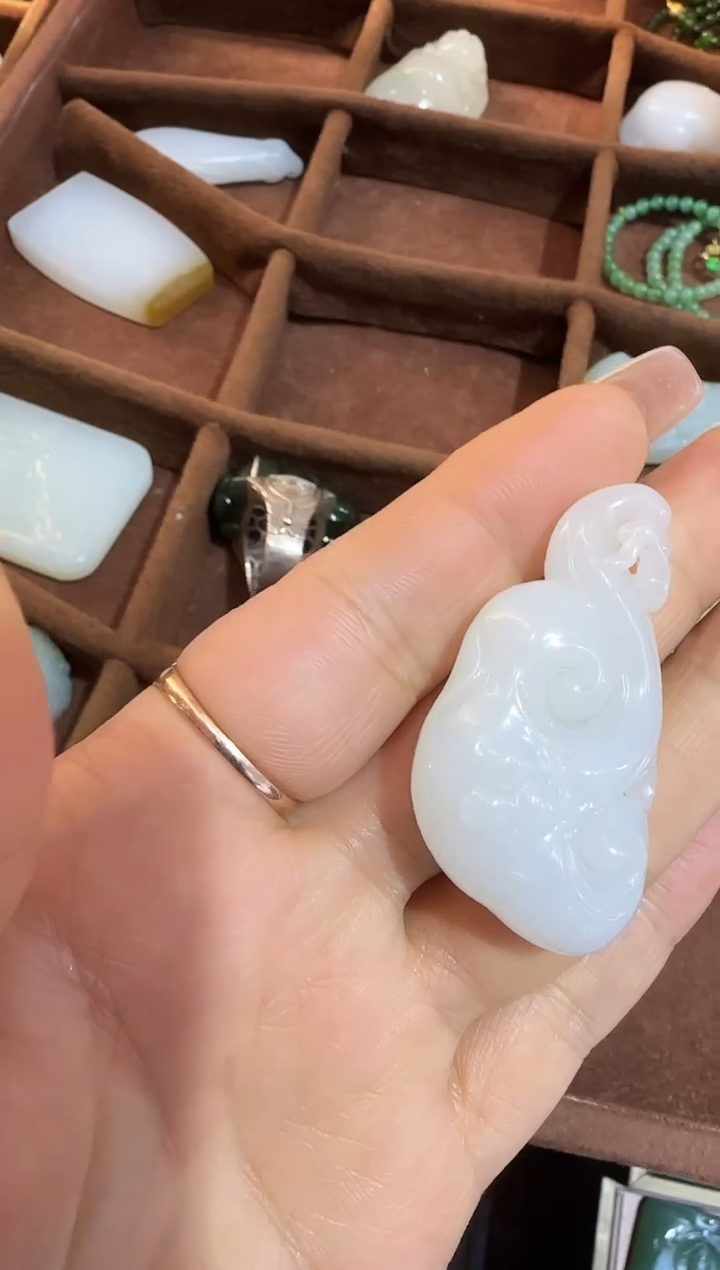 未镶嵌和田玉挂件【宏1226】44