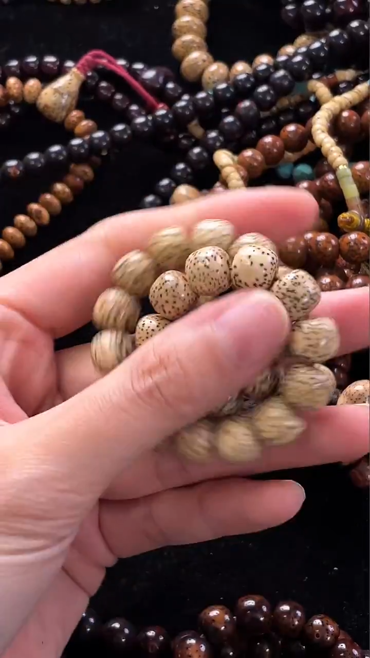 手串星月菩提精工级陈籽桶珠10*9手串