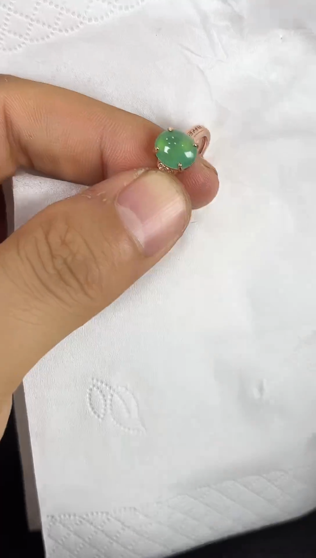 未镶嵌戒指翡翠天然A货翡翠