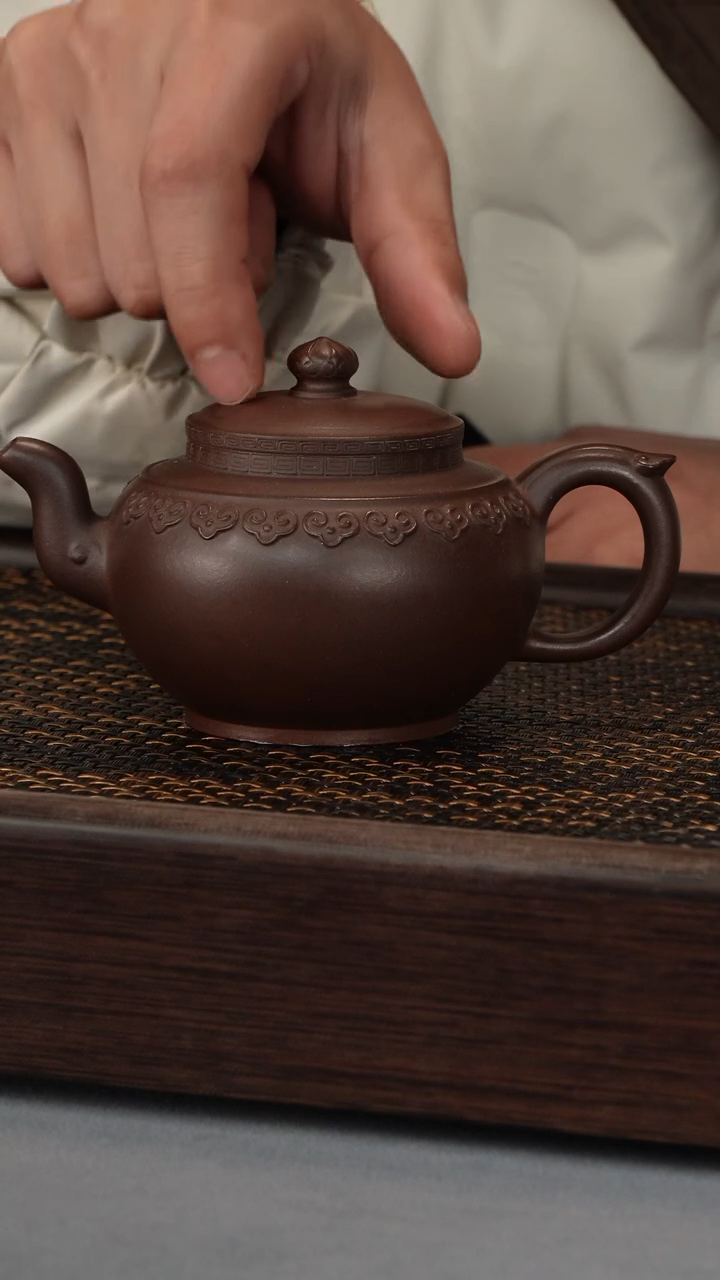 【闪购商品】可心云肩如意 老紫泥（540号）