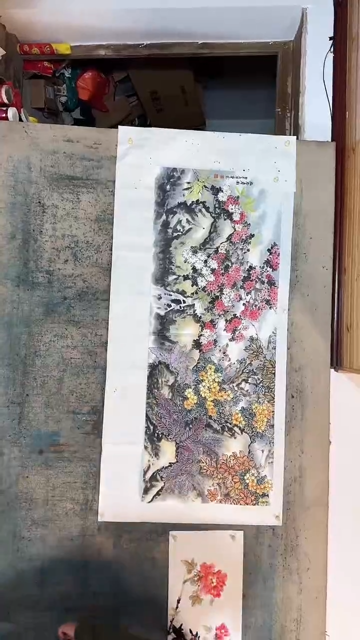 【闪购商品】国画国画国画花鸟小六尺180的68