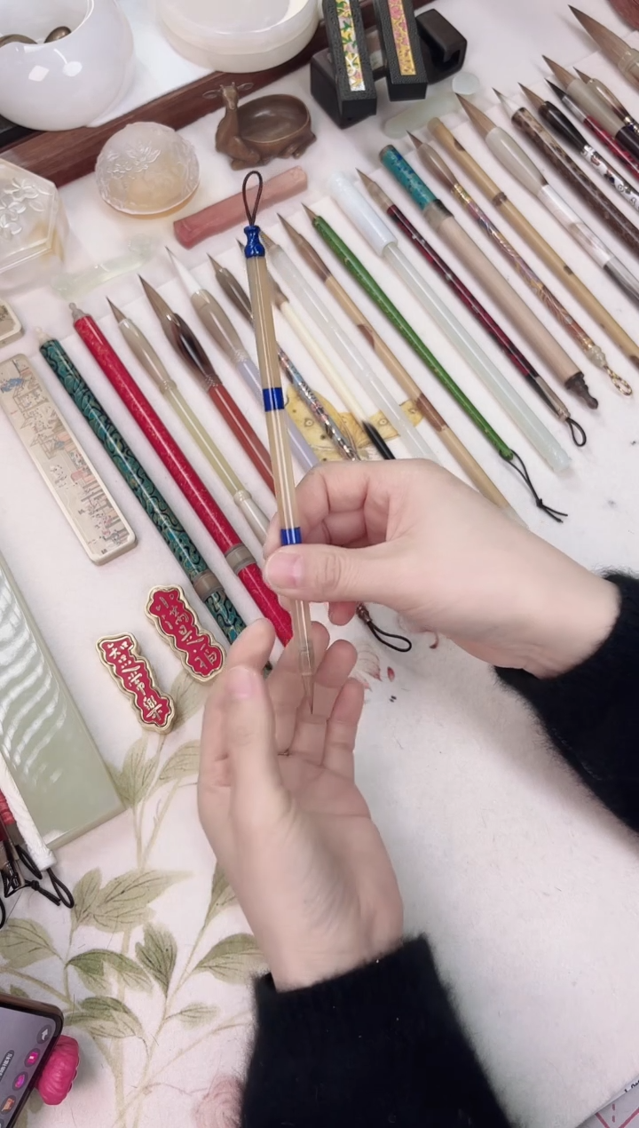 合三舍直播间羊角彩檀木