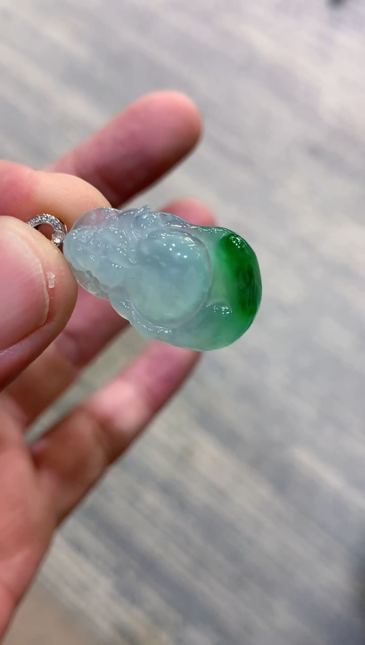 颈饰未镶嵌翡翠天然A货翡翠