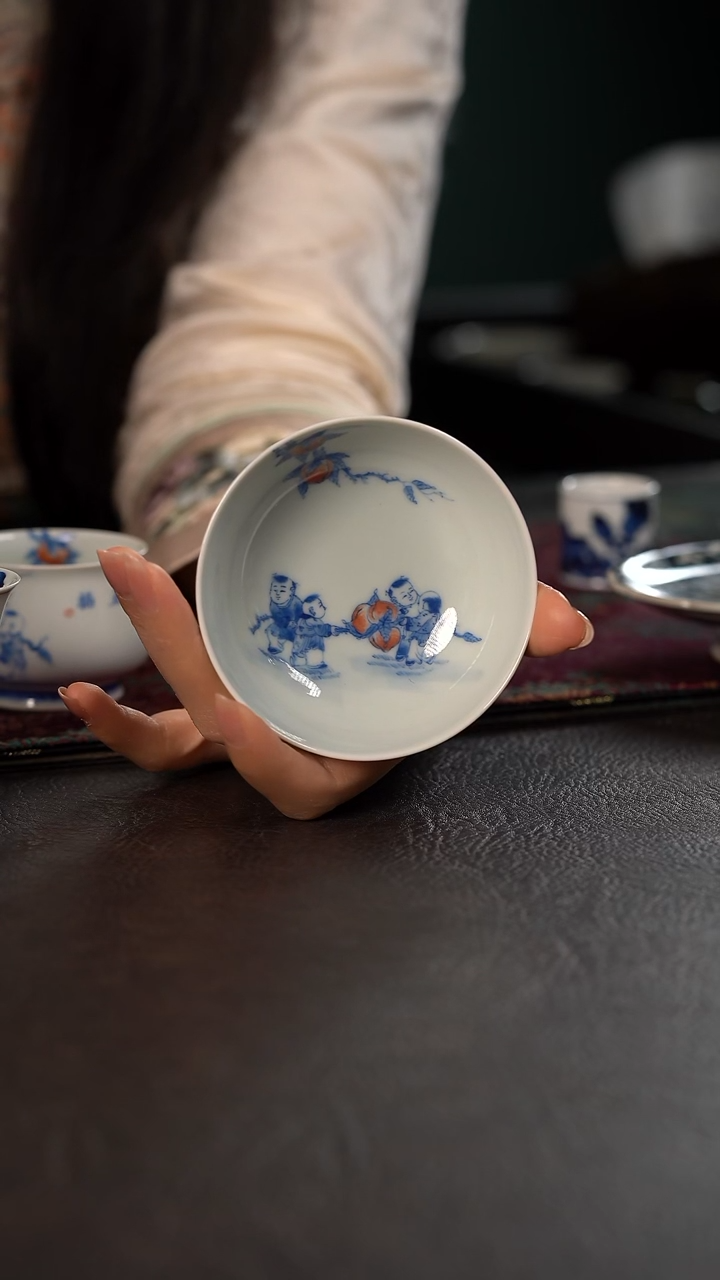 聚澜堂九桃五福大普洱杯