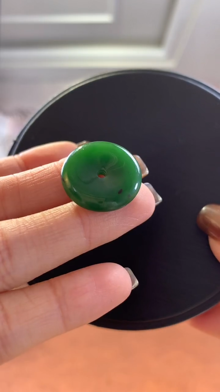 未镶嵌和田玉挂件碧玉平安扣