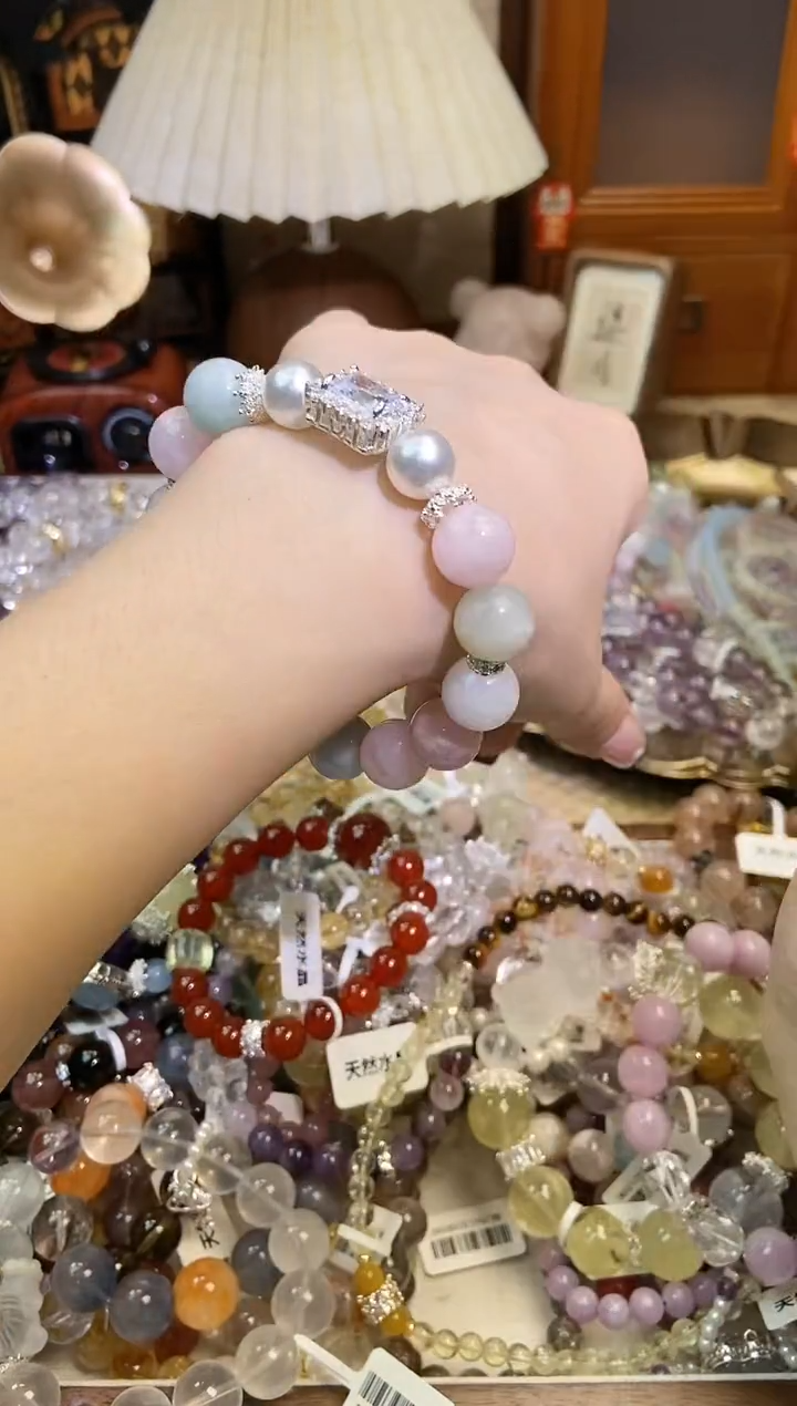 【闪购商品】绿柱石手链未镶嵌381手串