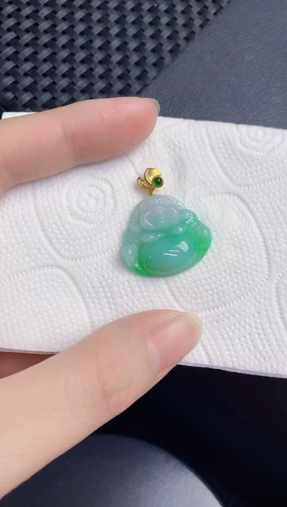 颈饰未镶嵌翡翠天然翡翠缅甸A货