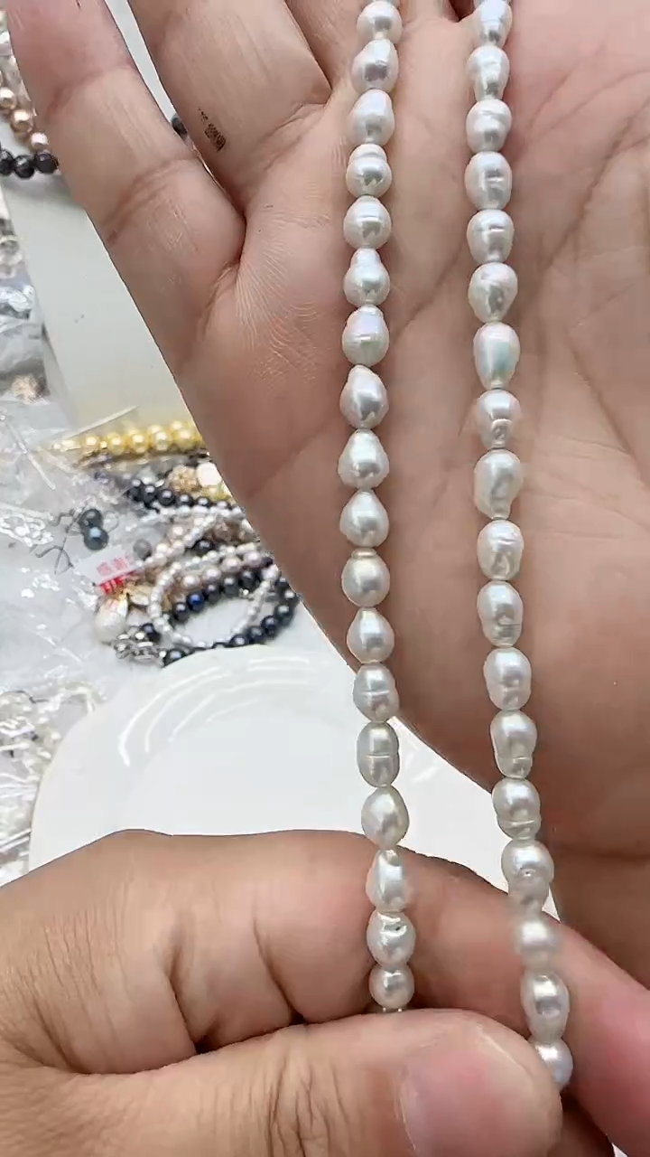 淡水珍珠未镶嵌套链1