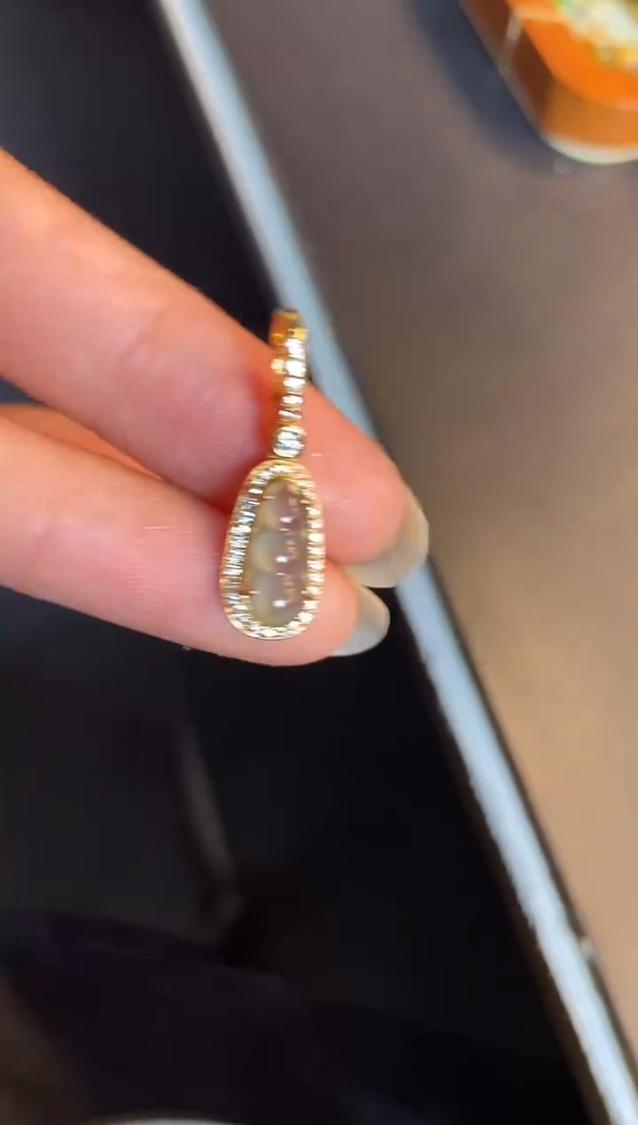 吊坠(不含链)银S925镶嵌翡翠1