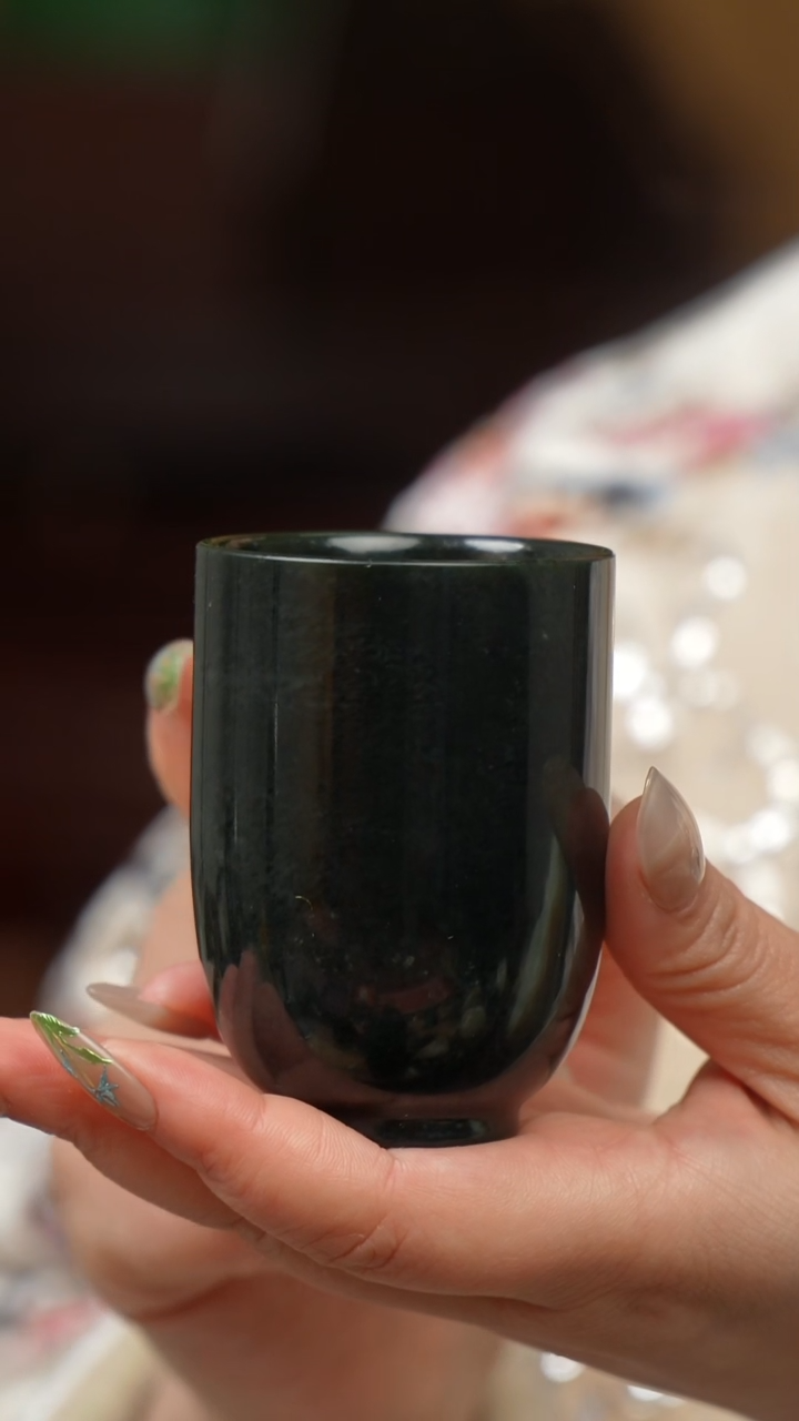 未镶嵌和田玉把件茶杯（多样性发货）