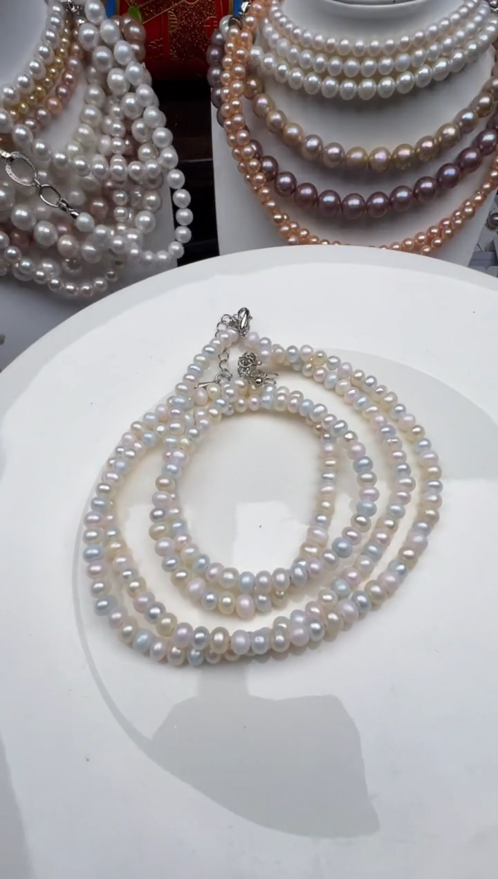 淡水珍珠未镶嵌颈饰1