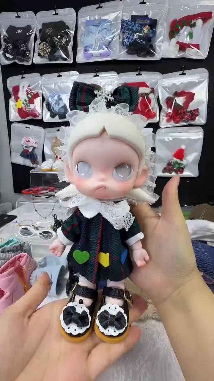1/8可动人偶娃衣（发带+裙子+鞋子）
