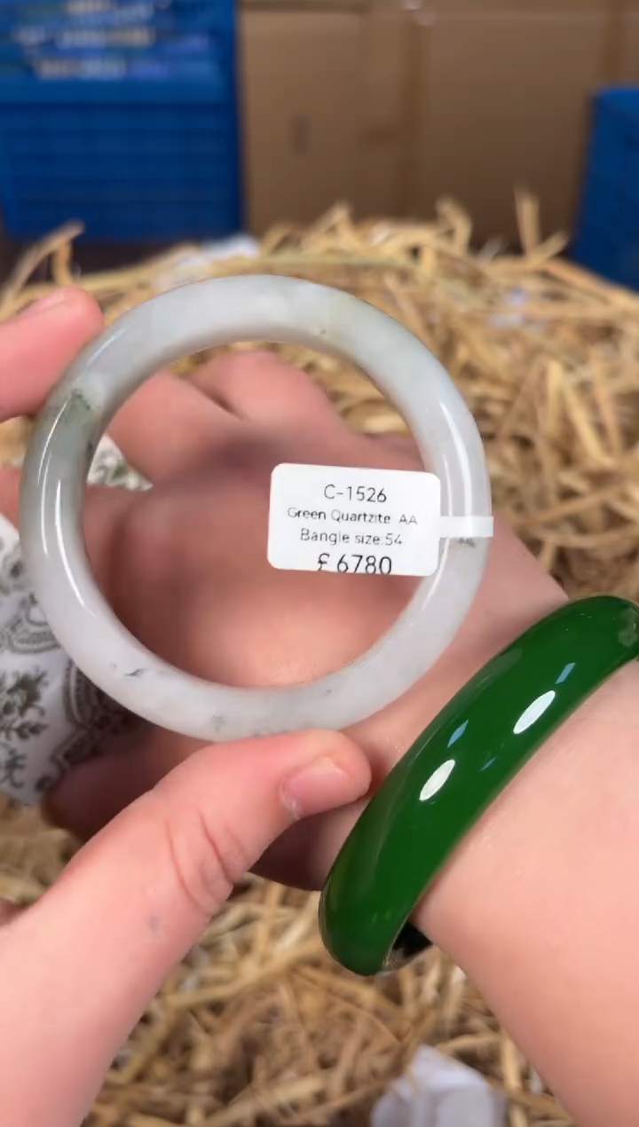 未镶嵌手镯石英质玉C1526