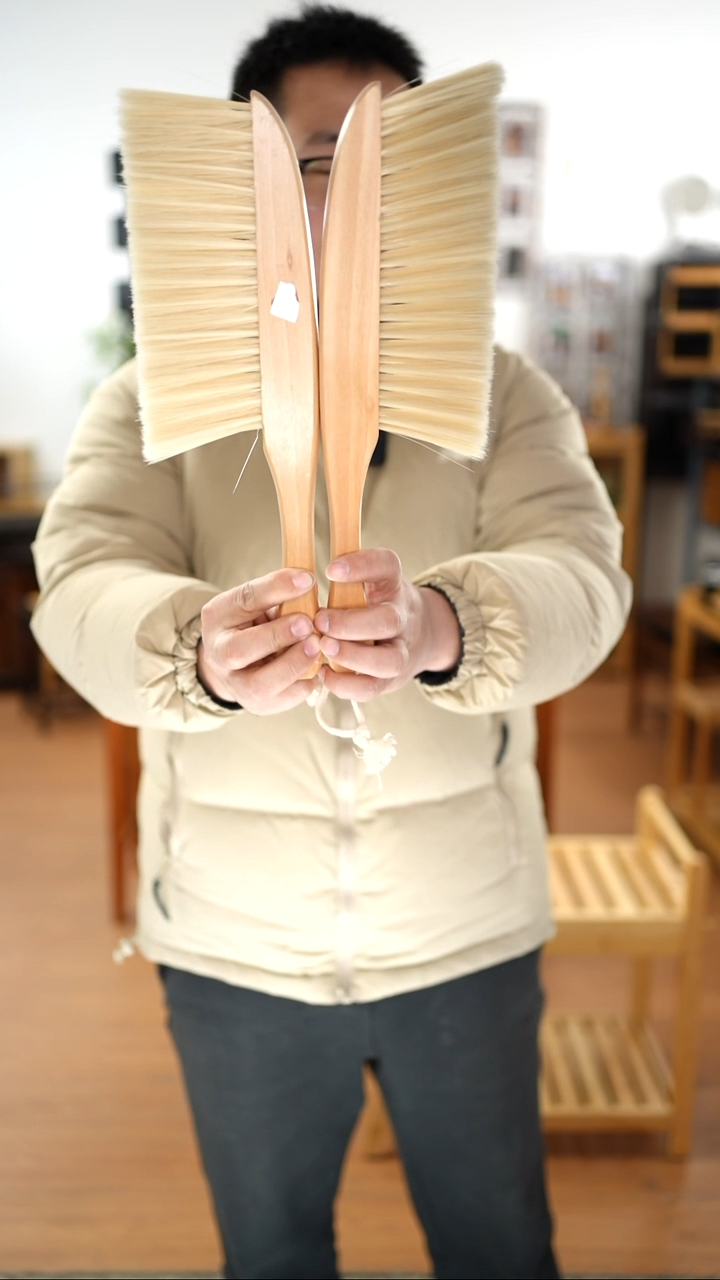 木实木扫床刷里两只装