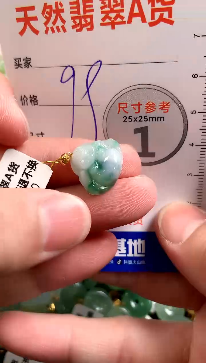 【闪购商品】翡翠颈饰18K金镶嵌13003452