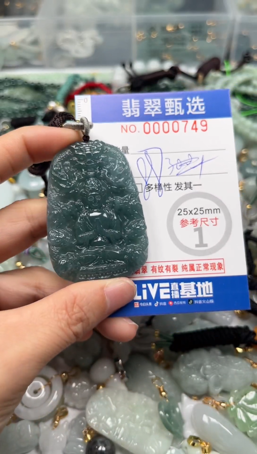 【闪购商品】翡翠颈饰未镶嵌00..0749