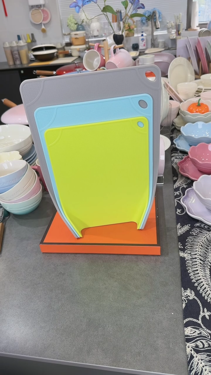【闪购商品】瓷三色分类菜板PP材质