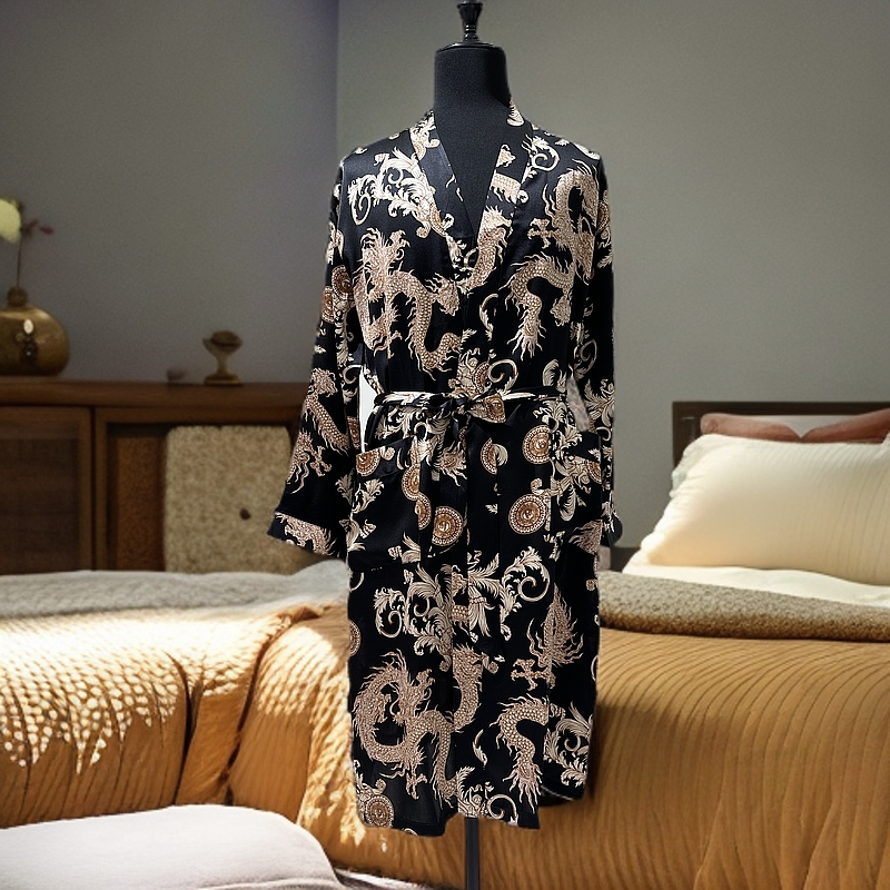 真丝男式单袍5032