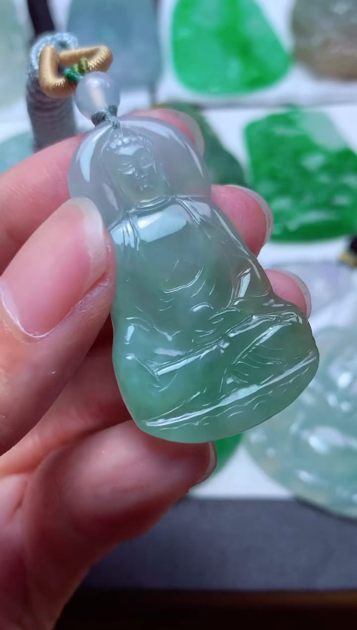 翡翠未镶嵌颈饰天然翡翠