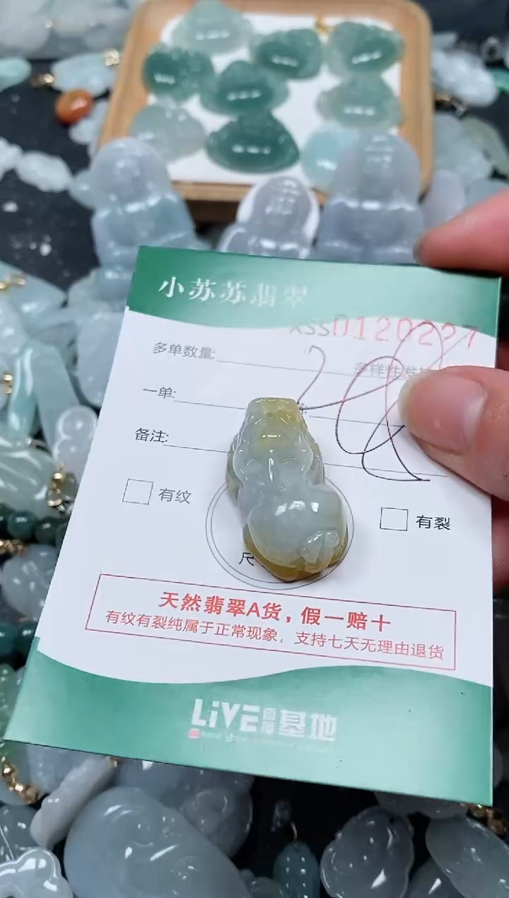 【闪购商品】翡翠颈饰未镶嵌闪购商品0120227