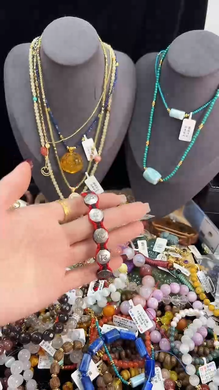 【闪购商品】玛瑙/玉髓颈饰足银镶嵌手串