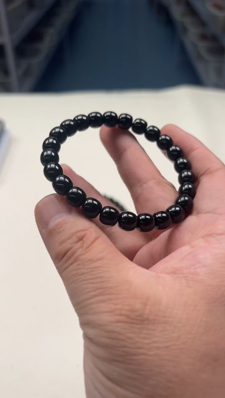 未镶嵌手链和田玉单圈手串6518