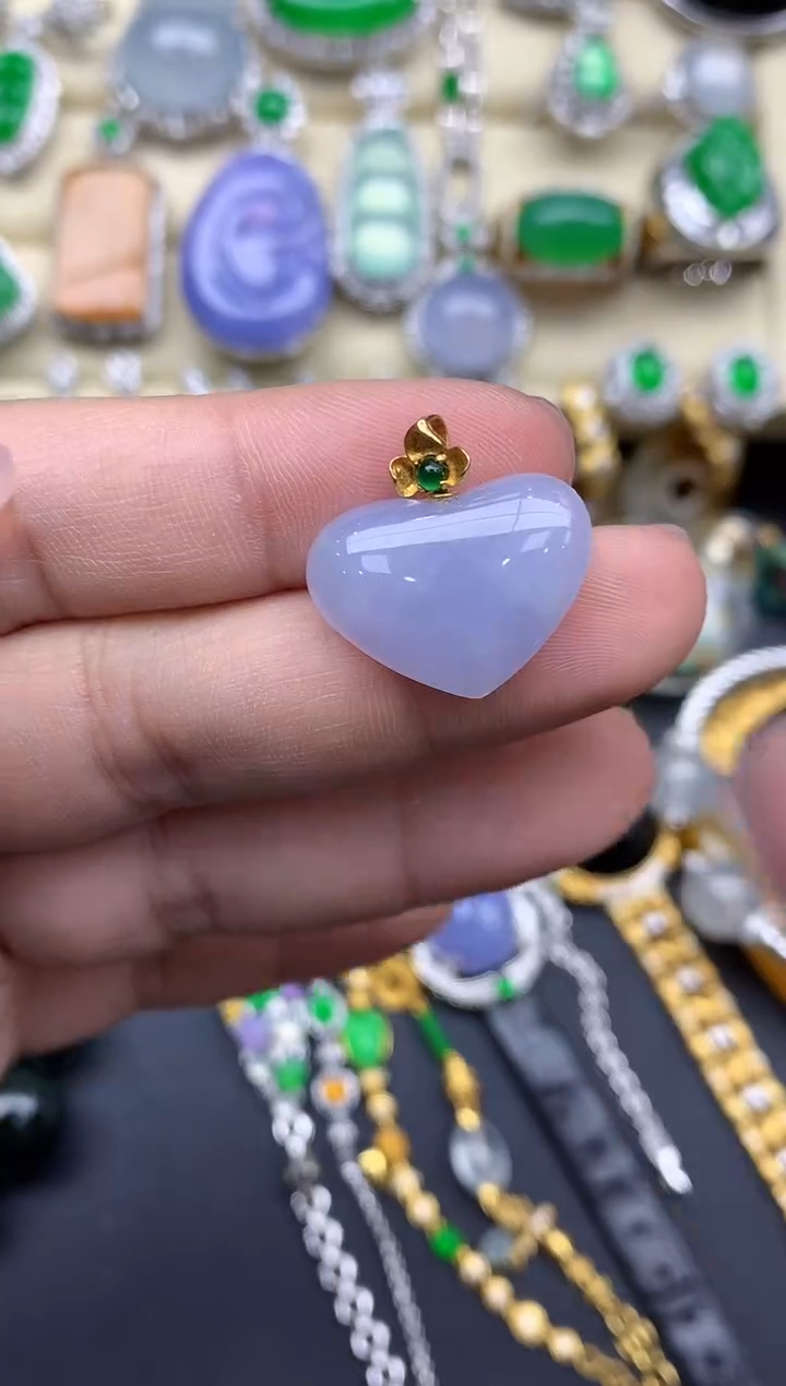 【闪购商品】翡翠颈饰18K金镶嵌265-中国好珍宝