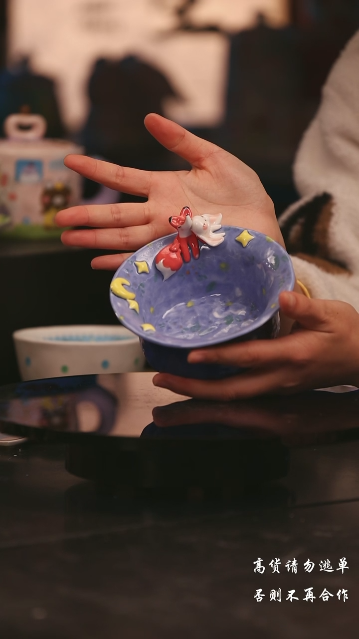 陶瓷景德镇可爱设计师款陶瓷