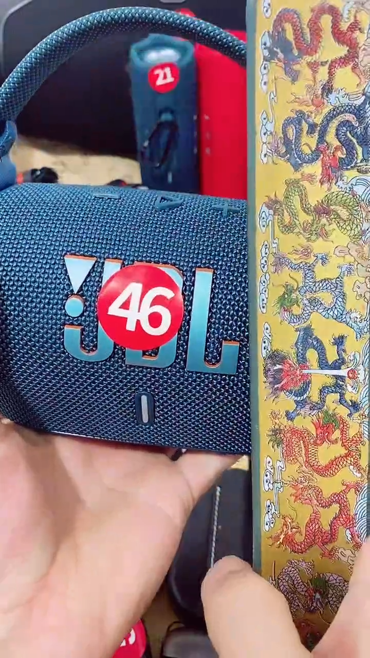 46号密胺瓷器密胺瓷器音响耳机（冲6  蓝色