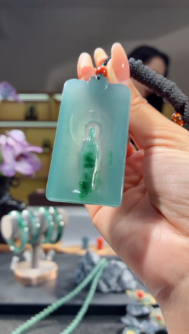 吊坠(不含链)未镶嵌翡翠悟道